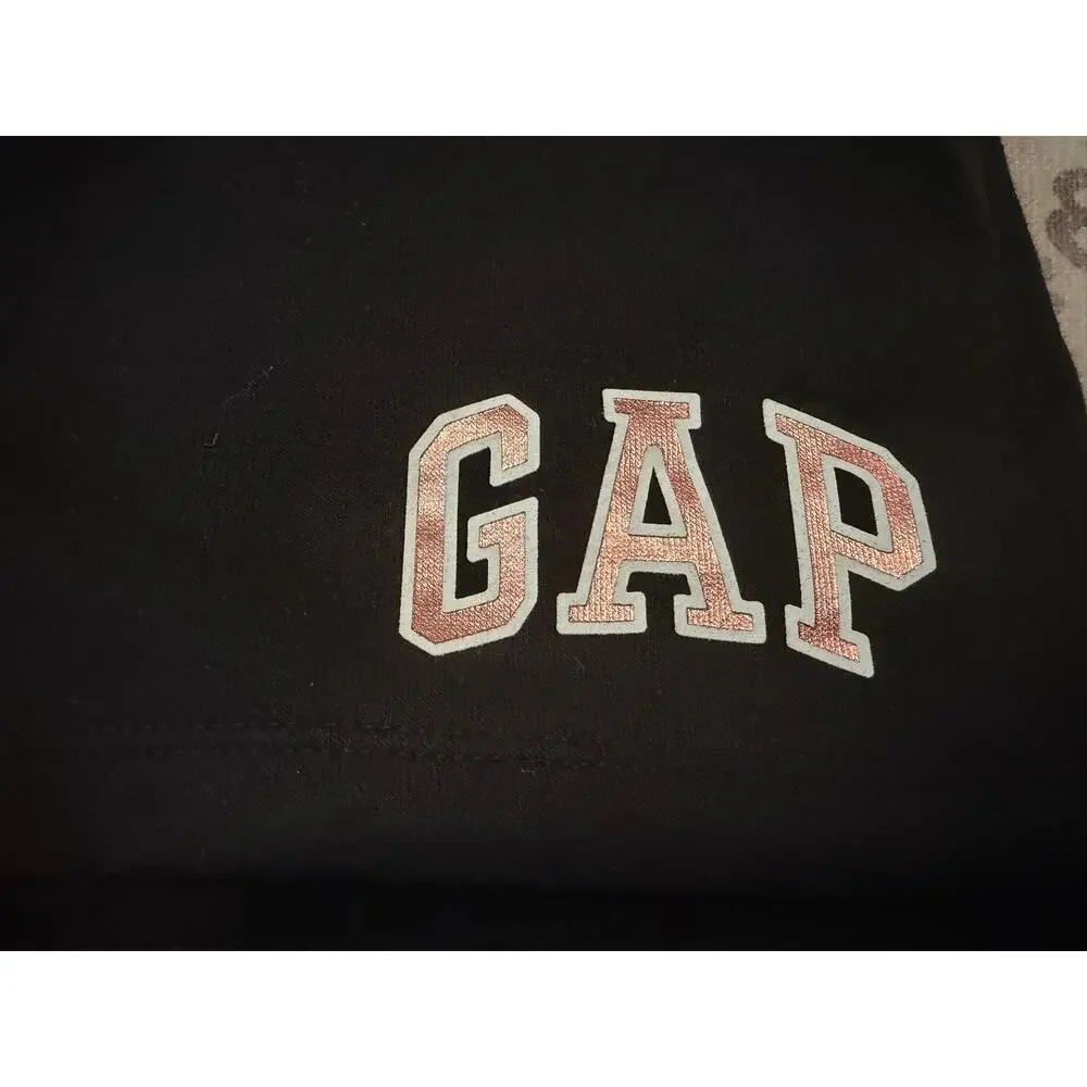 NWT Gap Kids Black Fleece Logo Shorts Size XL Extra Large